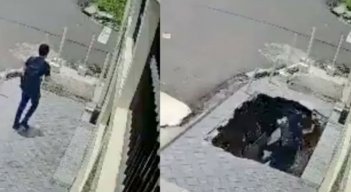 El hueco se lo tragó. 