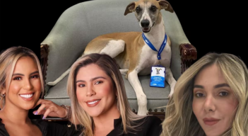 Dayana Jaimes felicita a la perra de Copetran