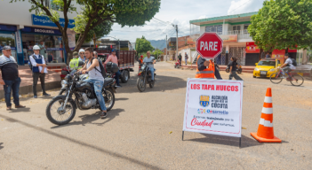 Alcaldía de Cúcuta inició Plan Tapahuecos en las 10 comunas de la ciudad. 