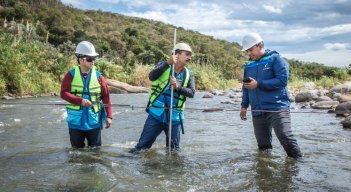 Corponor adelanta mediciones permanentes al nivel de las aguas del río Pamplonita/Foto cortesía