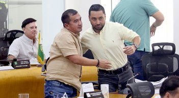 Julián Rolón, Edison Contreras y Albert Casadiegos./ Foto Carlos Ramírez-La Opinión