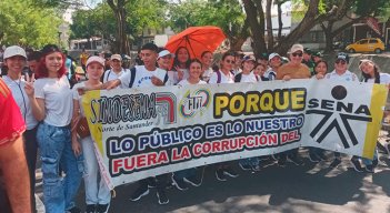 Paro del SENA. / Foto Cortesía