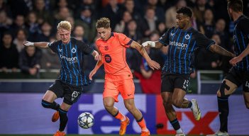 El Barça vivipo un partido intenso en su visita a Bélgica, donde rescató un punto ante el Brujas.