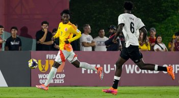 Cristian Flórez, delantero de la selección Colombia espera aportar sus goles para seguir avanzando en la Copa del Mundo.