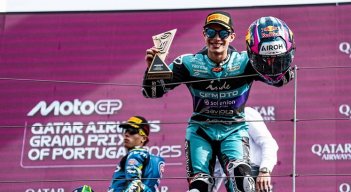 Gran presentación en el Gran Premio de Portugal del colombiano David Alonso.