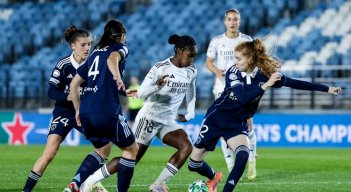 Linda se destacó en el partido de su equipo el Real Madrid en la Champions League femenina.