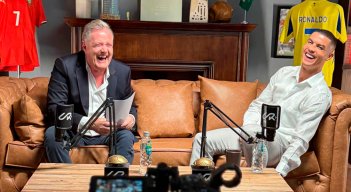 Cristiano Ronaldo y Piers Morgan