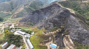 El intenso verano facilita la propagación de las llamas en zona rural de Ocaña.