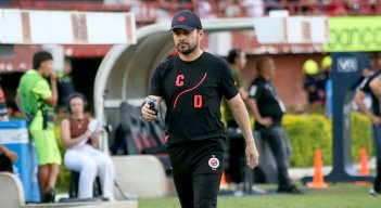 Nelson Flórez, DT del Cúcuta Deportivo. 