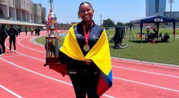 Valeri Franco Quiñones, atleta cucuteña. 