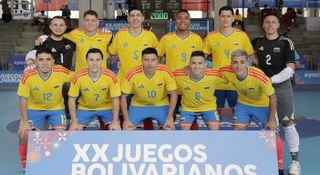 El cucuteño Yairon Palencia (#6) se destacó con la selección de fútsal.