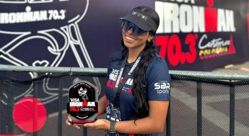 La triatlonista patiense cerró bien el año en la temporada con un destacado lugar en el Iron Man.