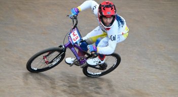 Camila De la Hoz, bicicrosista cucuteña