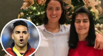 Hermana y madre de Falcao