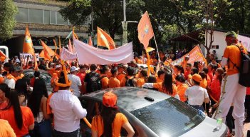 Inscripción de candidatos al Congreso para 2026./Foto Stefany Peñaloza