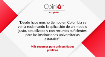 Más recursos para universidades públicas