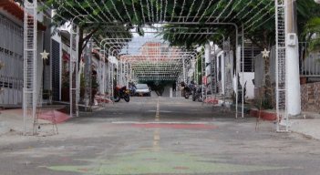 Manzana 40 del barrio Aniversario