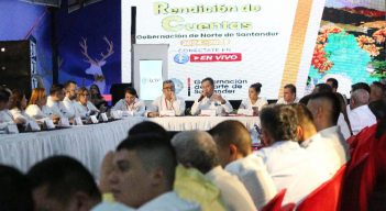 Gobernador William Villamizar hizo rendición de cuentas 2025.