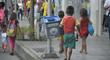 Niños yukpa en Cúcuta.