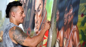 El arte que nace del aerosol: el espectáculo visual de Adrián Dugarte