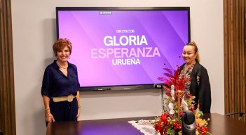 Gloria Urueña, directora djecutiva de Colcob; y Laura Buendía, gerente general de Coguasimales. / Foto Cortesía