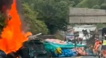 Tragedia en la vía Panamericana: varios muertos tras choque entre bus y tractocamión