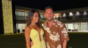 Antonela Roccuzzo y Messi