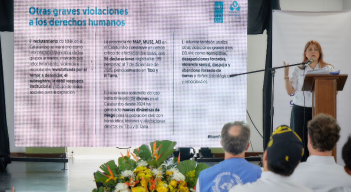 Iris Marín, defensora del Pueblo, presentó informe sobre derechos humanos en Tibú. 