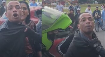 ‘Venimos a Colombia a robar’: vecinos retienen a presunto delincuente y lo entregan a la Policía