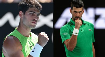 Carlos Alcaraz y Novak Djokovic