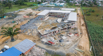 Avance de obra de la Universidad del Catatumbo. 