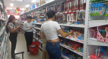 Venta de útiles escolares en Cúcuta.
