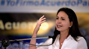 María Corina Machado, lideresa de la oposición en Venezuela./Foto Archivo