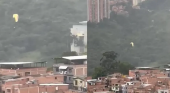 susto de dos parapentistas