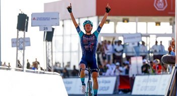 Antonio Tiberi triunfó en la tercera etapa  reina del UAE Tour.