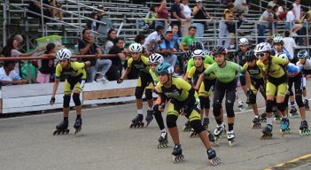 Buena participación de patinadores tuvo la cuarta válida departamental.