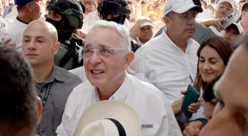 Álvaro Uribe Vélez, expresidente y candidato al Senado de la República.