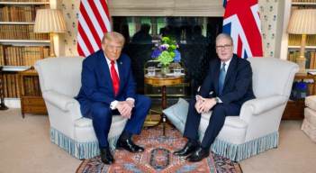 Keir Starmer y Donald Trump