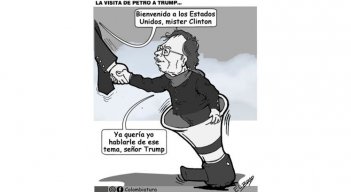 La visita de Petro a Trump