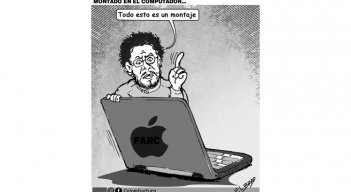 Montado en el computador