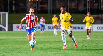 Paraguay vs. Colombia en el Campeonato Sudamericano Sub-20. 