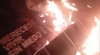 Campaña de Juan Carlos Pinzón rechaza quema de valla en El Zulia y pide garantías democráticas