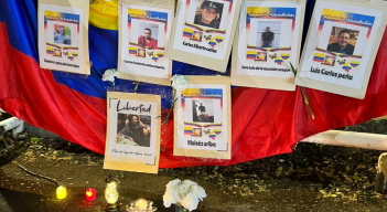 Velatón en el puente internacional Simón Bolívar.
