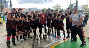 El quinteto de Villa del Rosario se lució en Vegachí en la final del Torneo Mil Ciudades.