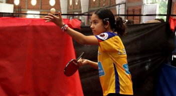 Luciana Contreras, tenimesista cucuteña en proyección se destaca en Paraguay.