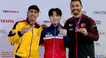 Ángel Barajas ya está en el top elite de la gimnasia mundial, manifestó el entrenador Jairo Ruiz Casas, luego de las dos medallas ganadas en la Copa Mundo de Antalya.
