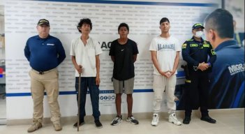 Expulsan a tres venezolanos capturados en Bucaramanga: tenían 28 anotaciones judiciales