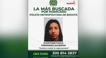 MUJER VINCULADA EN CRIMEN DE ESTUDIANTE JAIME MORENO, LA MÁS BUSCADA EN BOGOTÁ