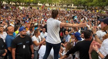 Un huracán llamado María Corina Machado estremeció a Houston
