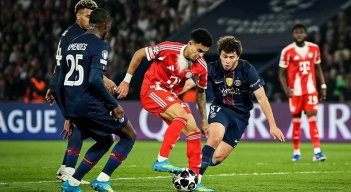 Luis Díaz marcó el cuarto gol del Bayern, en la derrota ante el París SG en la ida de la semfinal de la Champions.